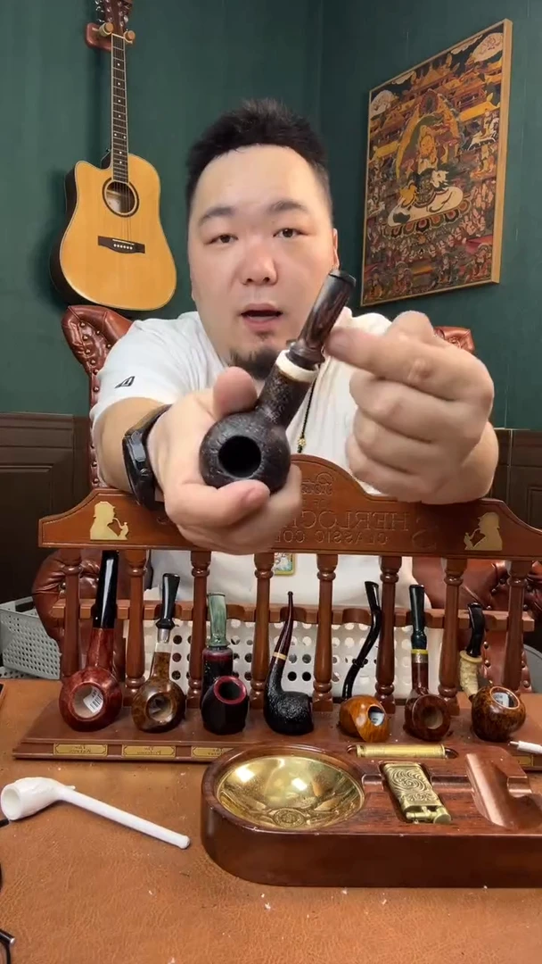石楠木木雕款意大利进口石楠木烟斗
