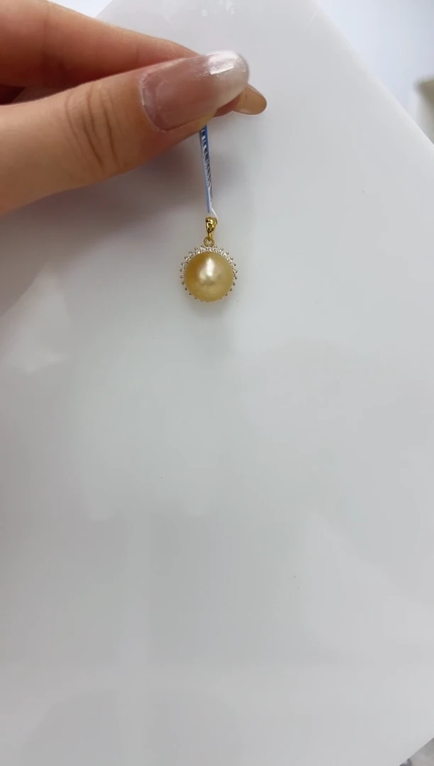 【闪购商品】海水珍珠DA银S925镶嵌吊坠 V2560