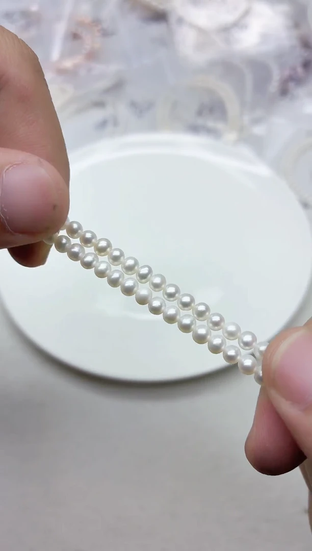 淡水珍珠未镶嵌项链B22