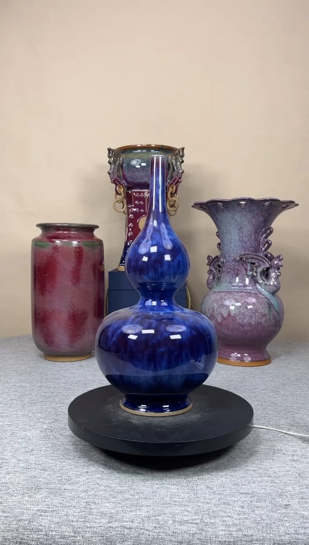 摆件陶神垕钧瓷收藏工艺品