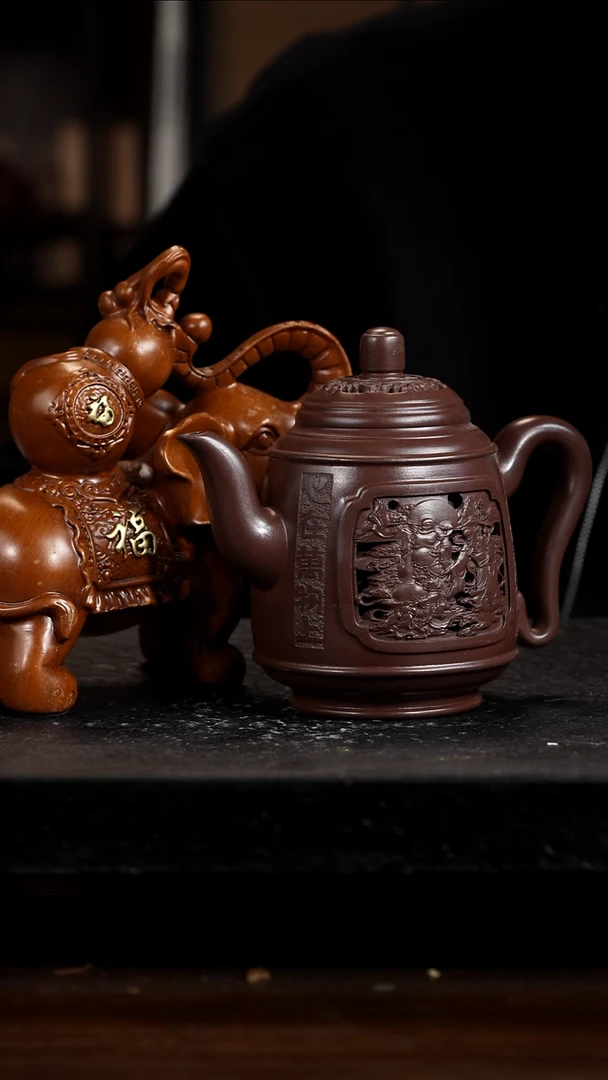 宜兴知衍传器原矿全手25+摆件