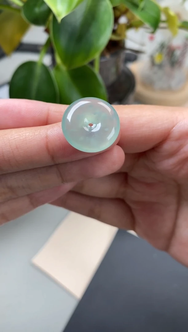 【闪购商品】翡翠颈饰未镶嵌翡翠冰晴平安扣