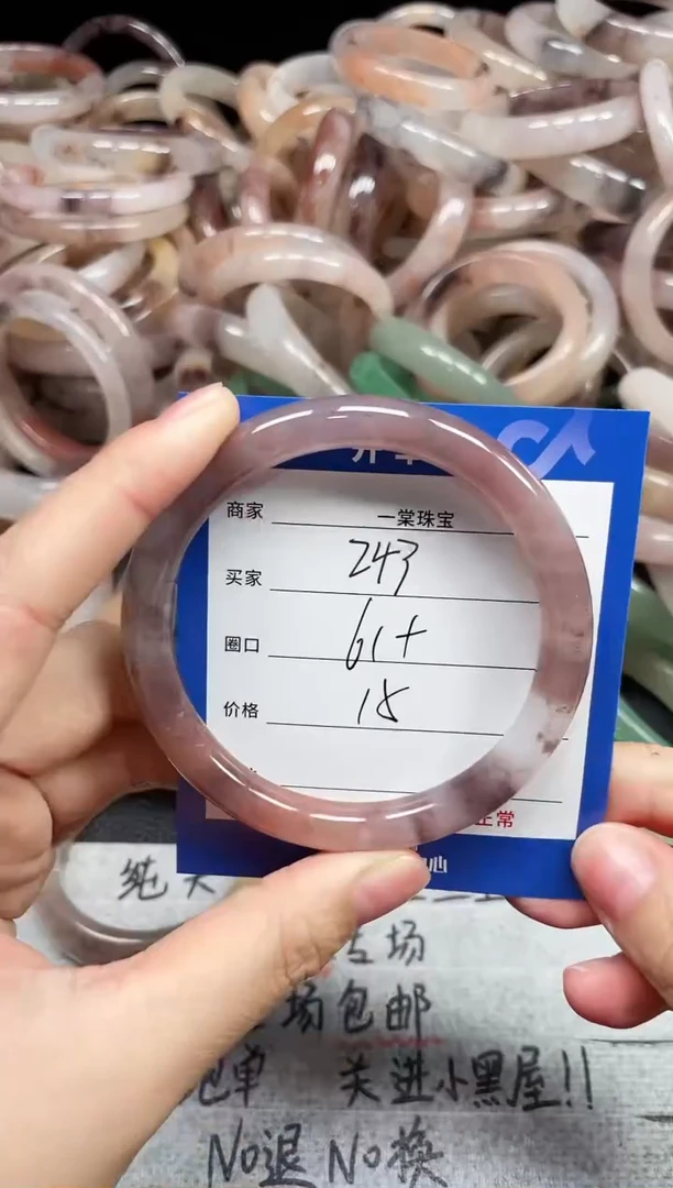 未镶嵌手镯石英质玉243