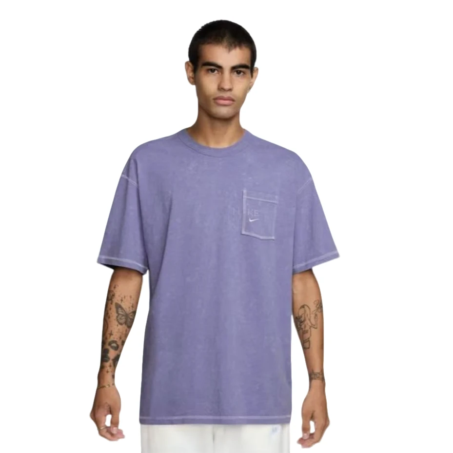 NIKE耐克男子针织无领运动短T恤HJ0777-527