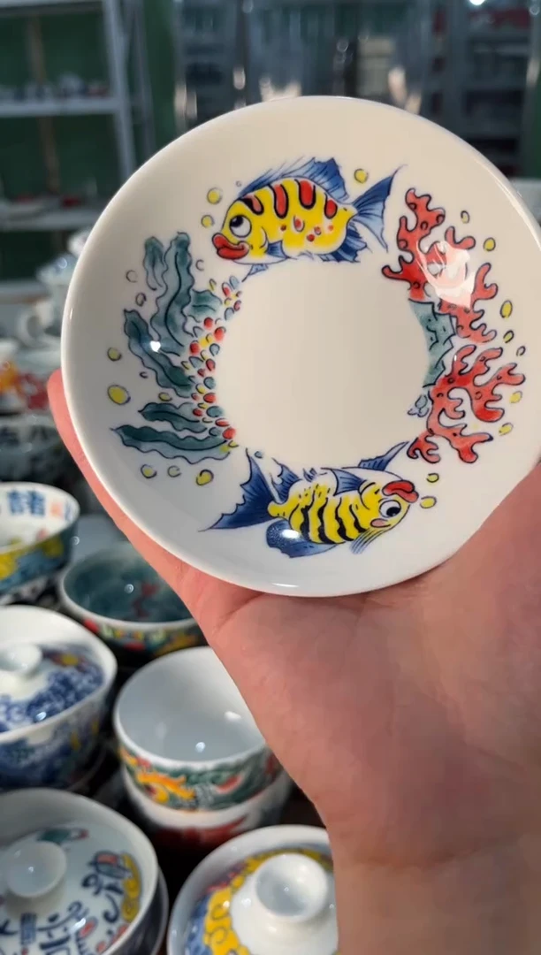 瓷片陶昨明杯垫（福利价格）