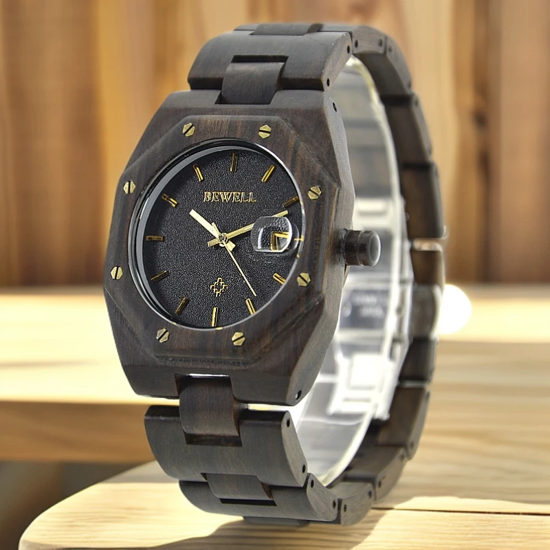 经典檀木手表轻奢潮流机芯时尚木制腕表直播专用