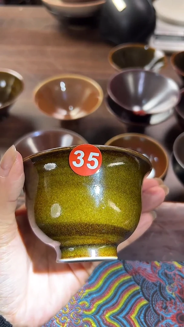 鳝鱼黄色主人杯原矿釉