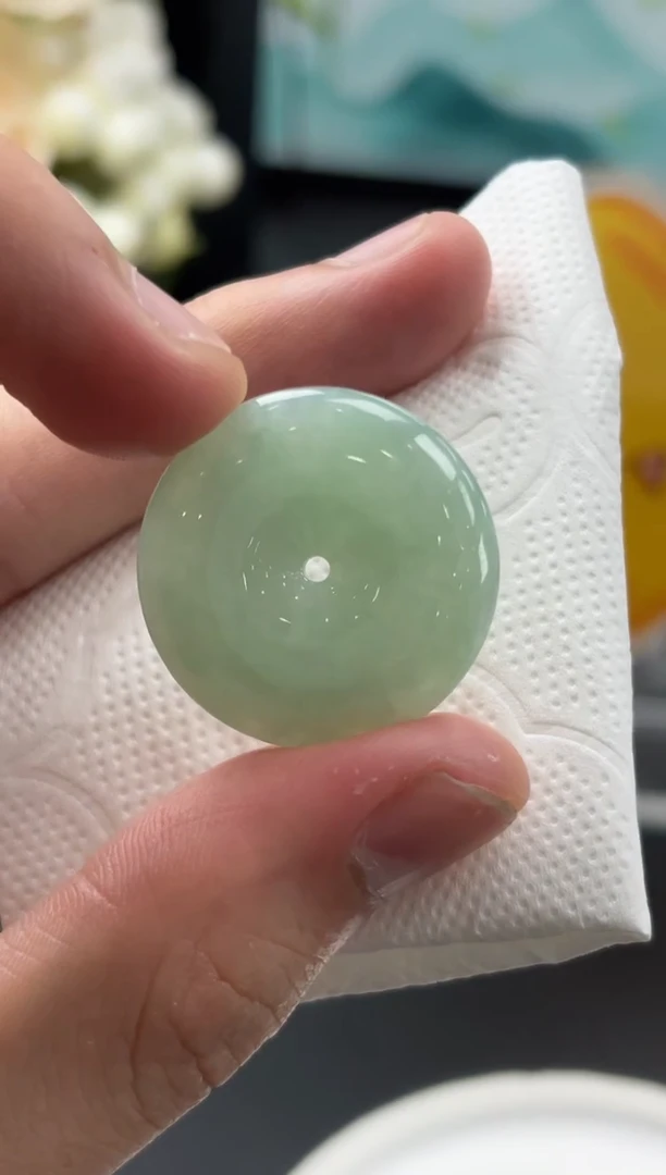 未镶嵌挂件翡翠平安扣