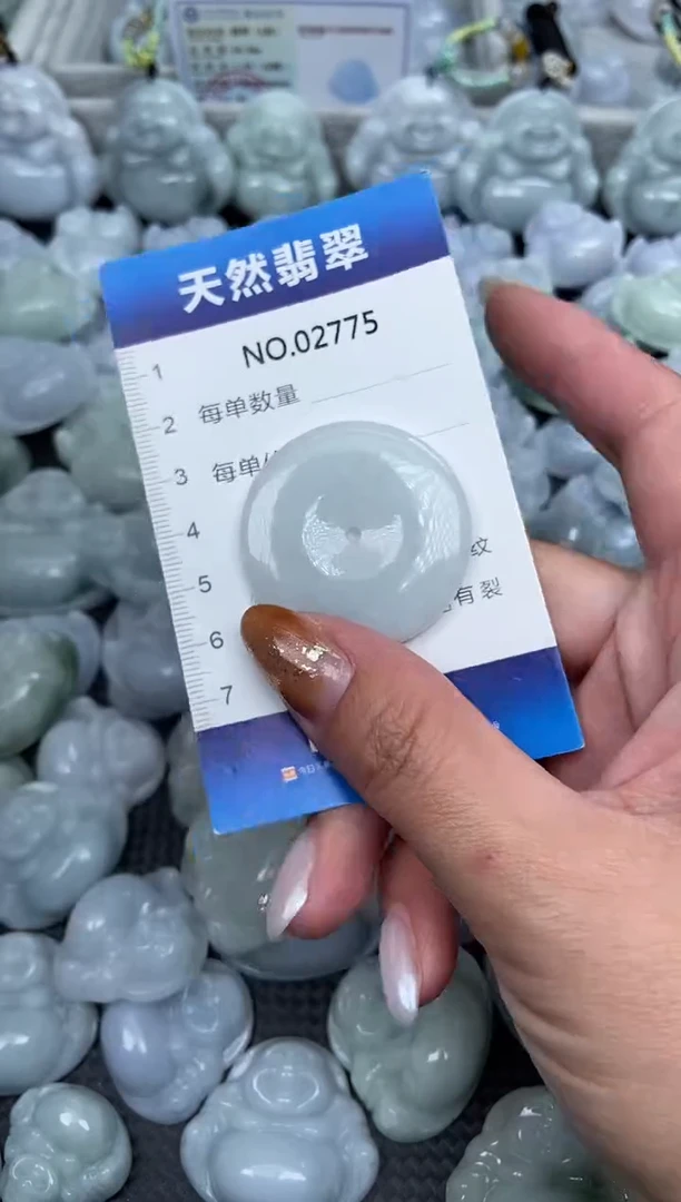 颈饰未镶嵌翡翠纯天然A货翡翠2775