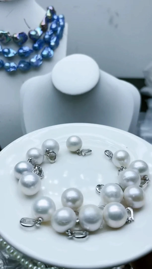 【闪购商品】淡水珍珠颈饰钛钢1