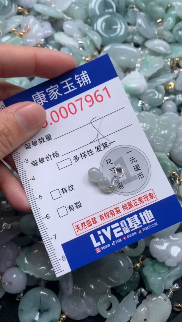 颈饰未镶嵌翡翠7961