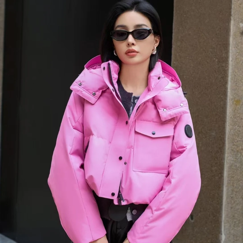 娇胤超火的短款外套可爱俏皮系列女款时尚韩版羽绒服