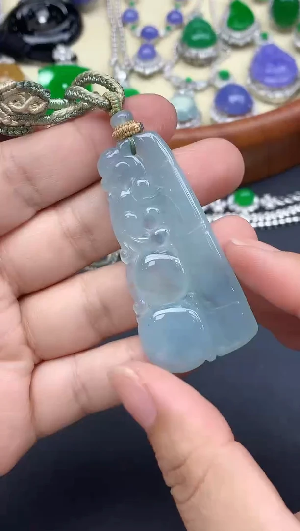 颈饰未镶嵌翡翠382-中国好珍宝