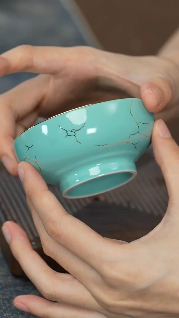 【绿松石金络普洱杯】【12西泠礼盒】