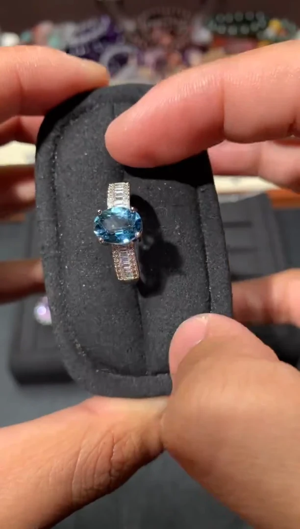 未镶嵌戒指托帕石K92