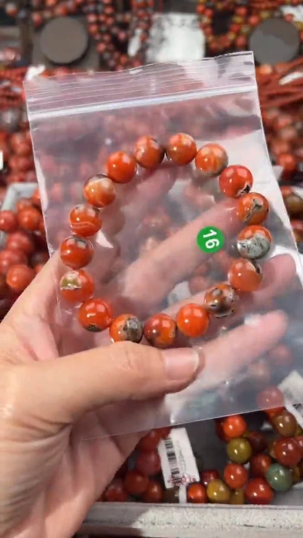 南红玛瑙手串未镶嵌12