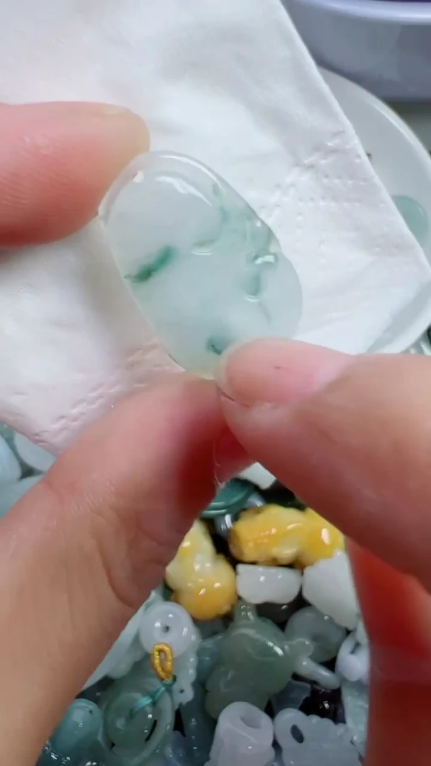 散珠翡翠316号链接，A货翡翠