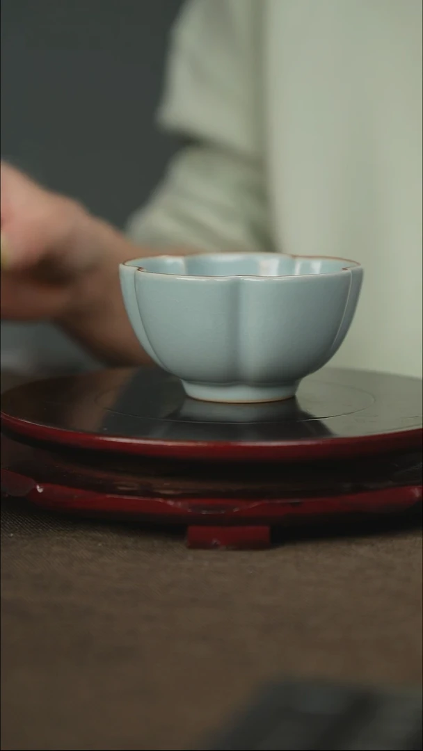 微微瑕 五瓣梅花杯