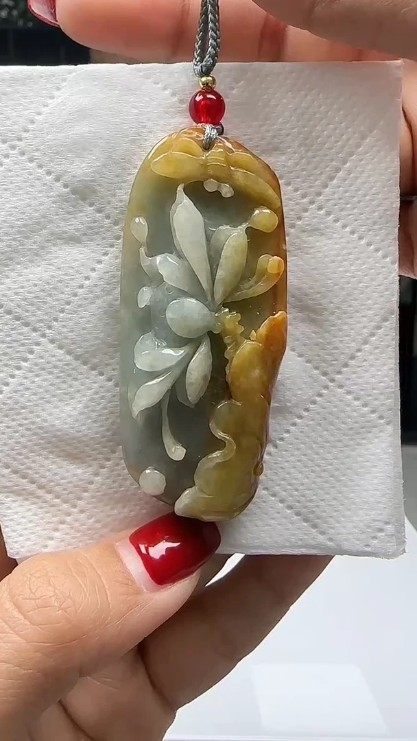 【闪购商品】翡翠颈饰未镶嵌天然翡翠A货吊坠