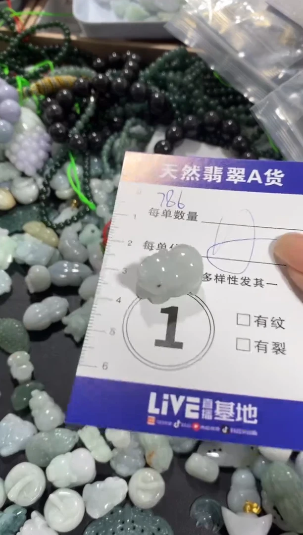 颈饰未镶嵌翡翠天然翡翠A货批量多样性发一件