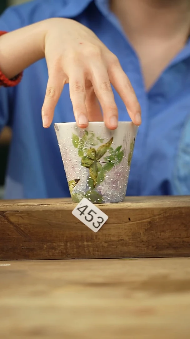 瓷片设计师手作款 手绘油画风卡通系列 十七