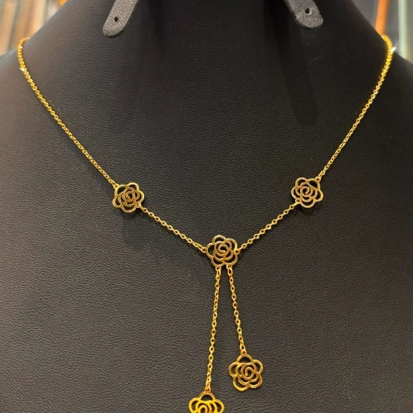 放心黄金店 足金999项链4.20克【货号70】(1号货）