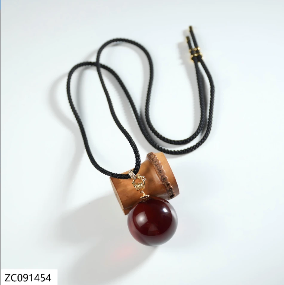 【老板娘珍藏】琥珀血珀大单珠吊坠/ZC091454