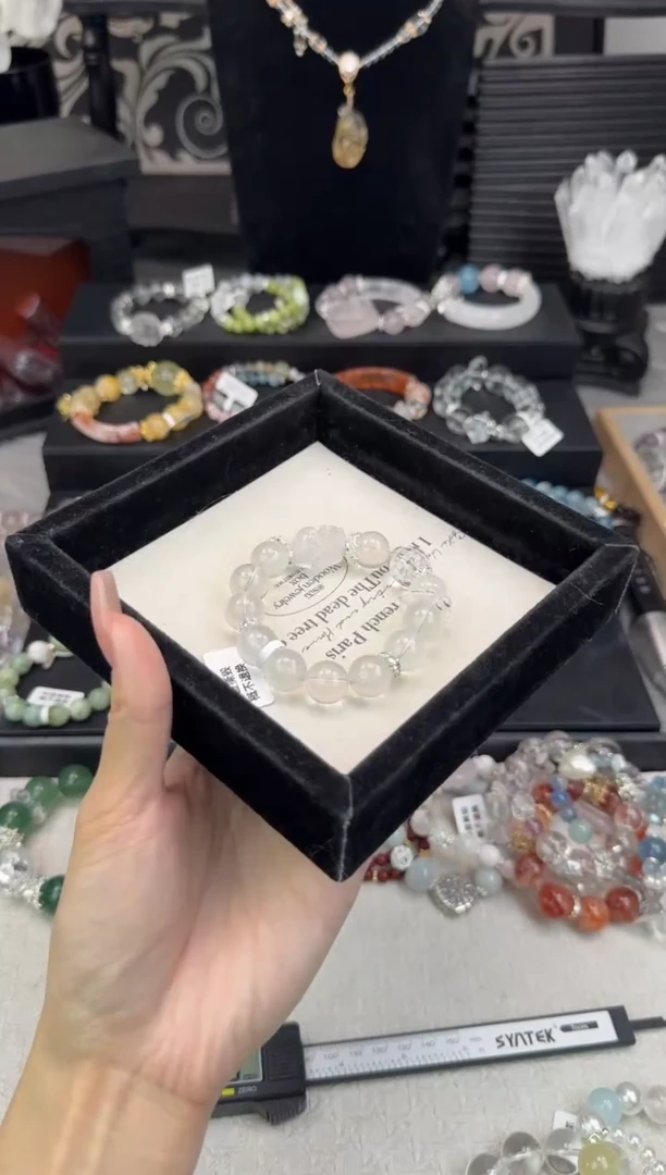 水晶手链未镶嵌天然水晶 多样性发货