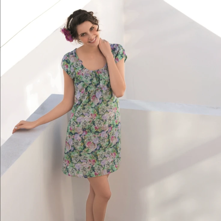 【清仓福利】皮尔卡丹女款家居睡衣睡裙系列休闲舒适P123302