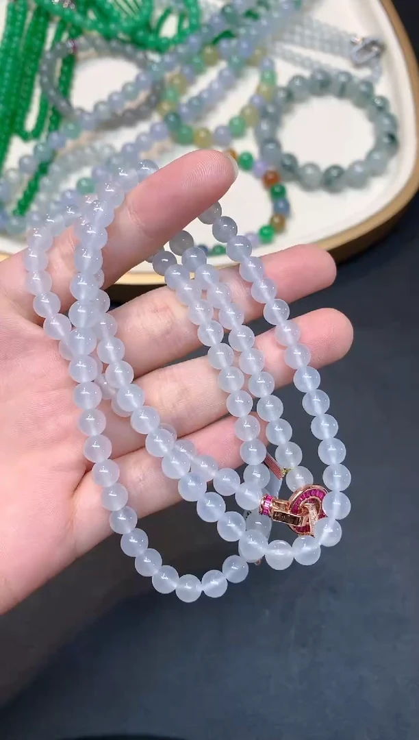 未镶嵌手串翡翠W811|（多样性发一件）6980