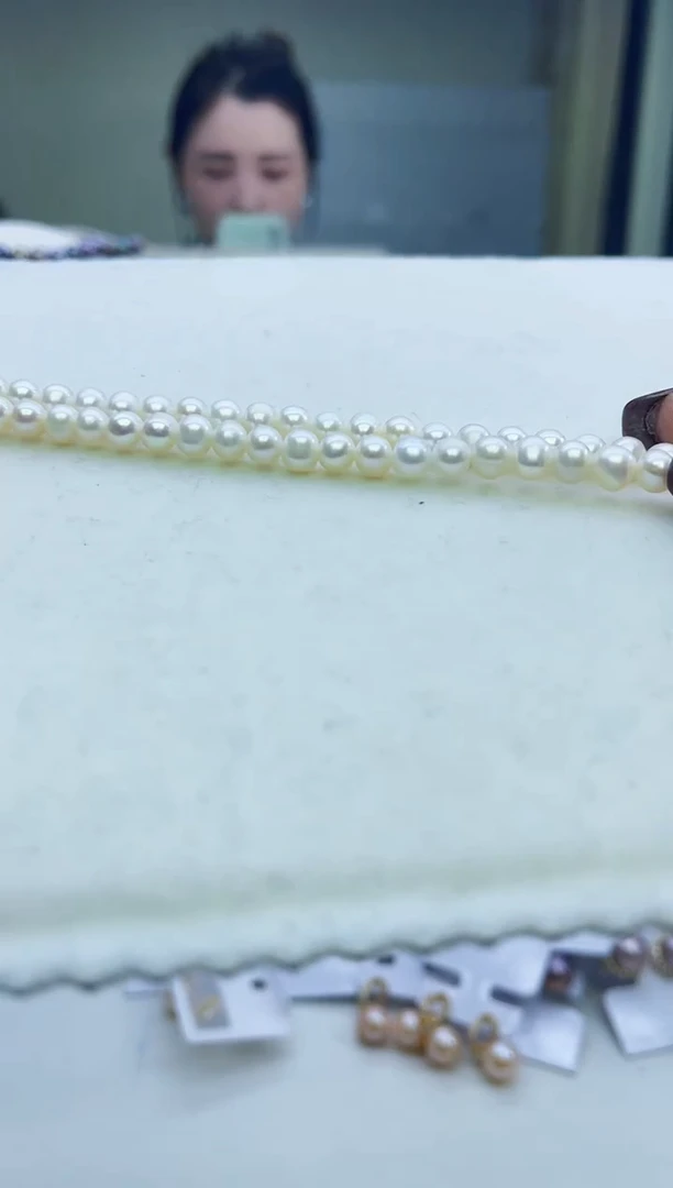 未镶嵌项链淡水珍珠白色系5mm