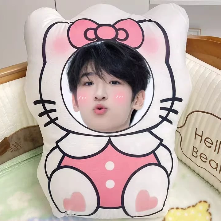 新款异形抱枕diy定制可印照片人脸娃娃公仔玩偶女生款睡觉夹腿