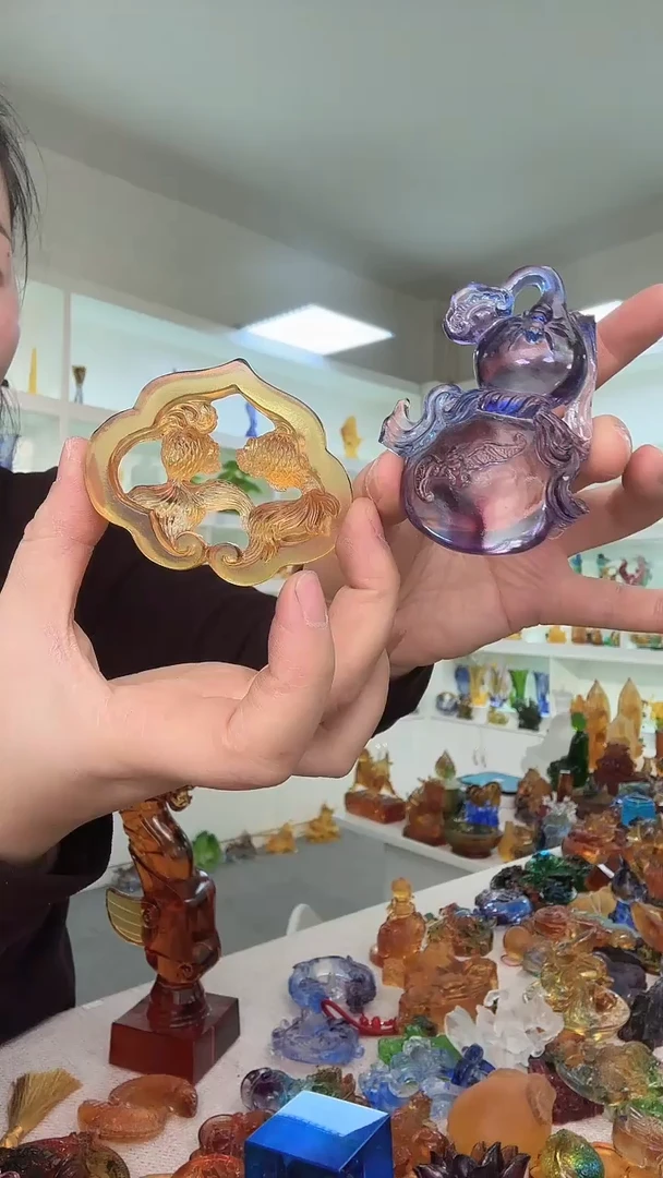 手工艺品琉璃葫芦+双鱼