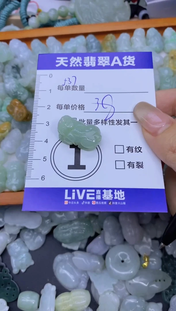 颈饰未镶嵌翡翠天然翡翠A货批量多样性发一件