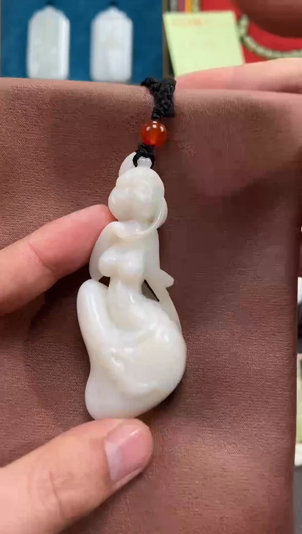 未镶嵌和田玉把件?**安和田玉精品手把件