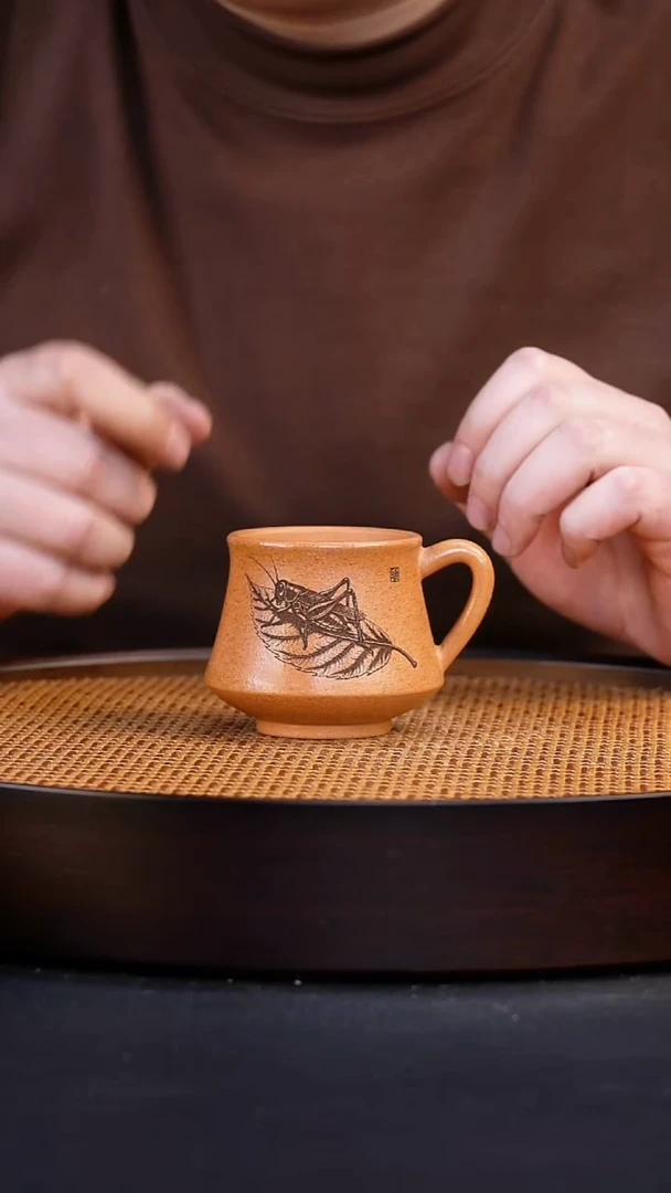 茶杯紫砂宜兴全手工紫砂杯
