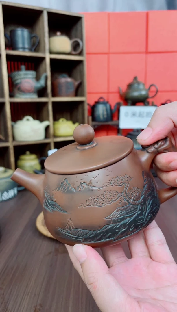 坭兴陶手工壶直播间