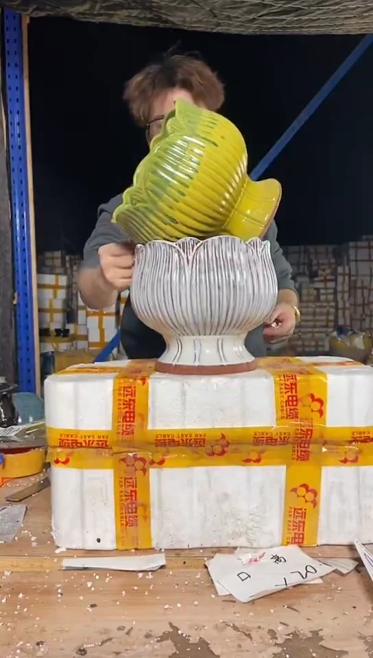 紫砂花盆蔷*宜兴紫砂粗陶花盆20*20