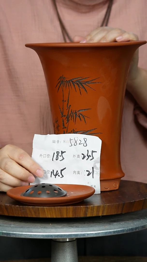 【闪购商品】紫砂花盆5828+Z  紫砂花盆