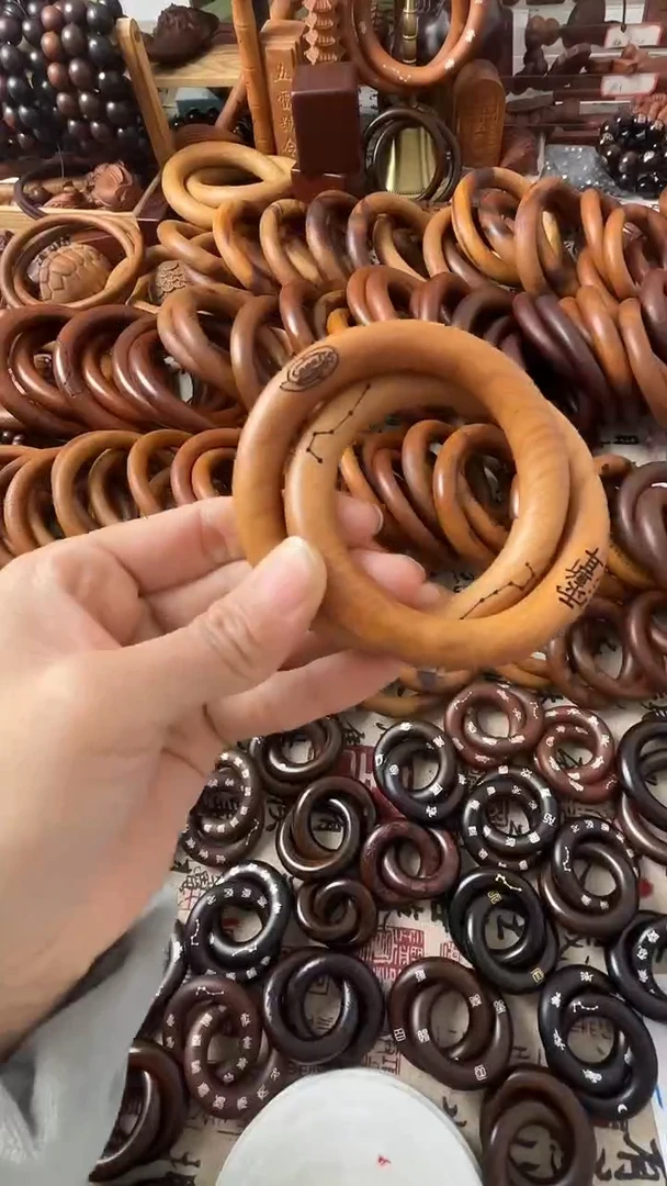 枣木乾坤圈桃木60圈口一物一拍