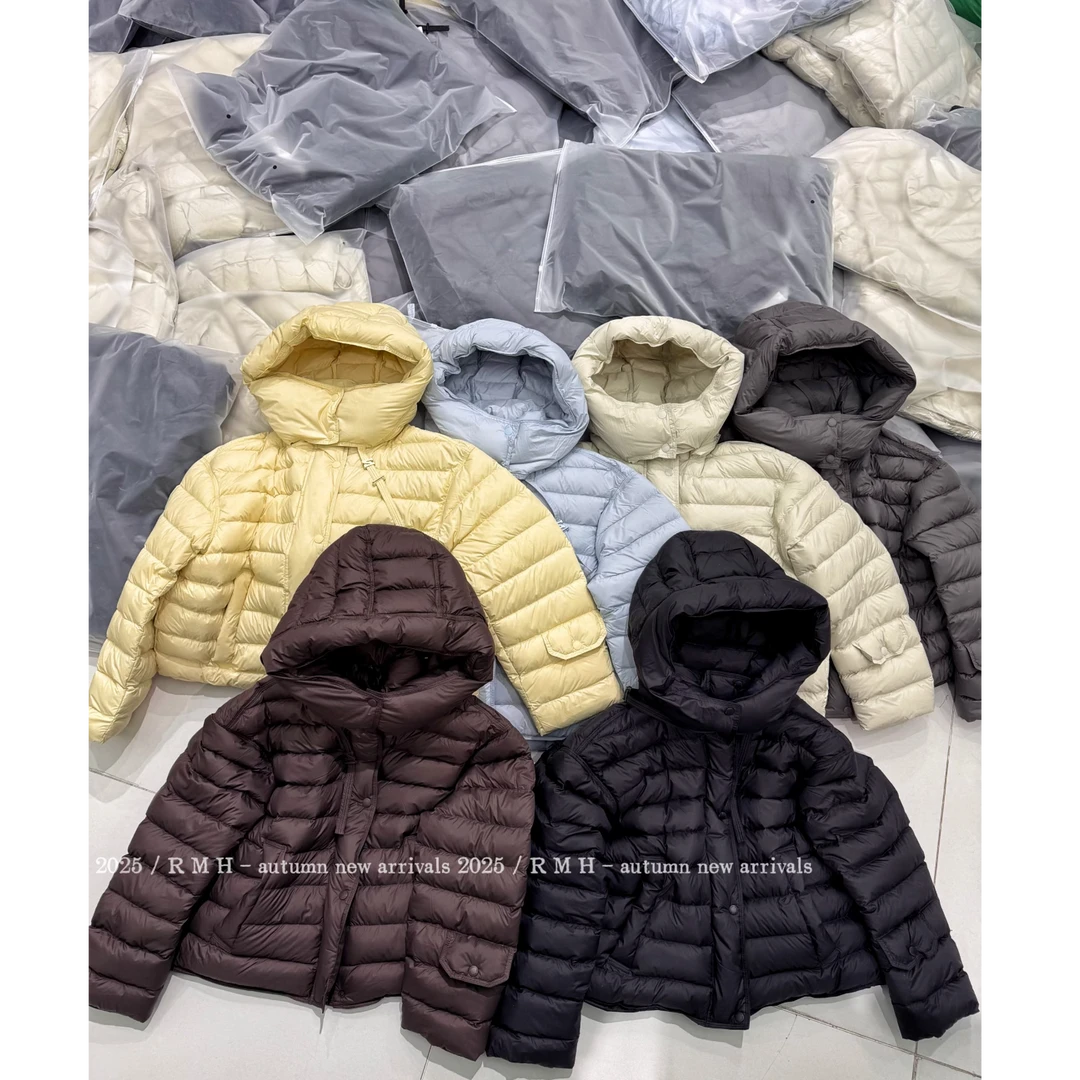 【YIBUDAOWEI】“鹅绒”排骨泡芙短款连帽外套 7759