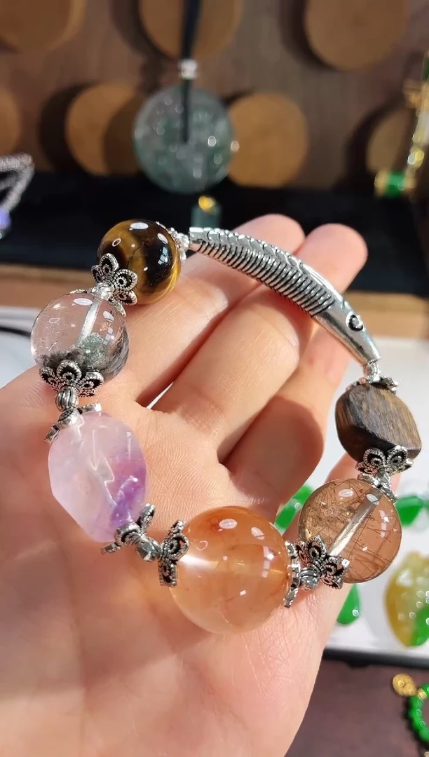 未镶嵌手链水晶手串