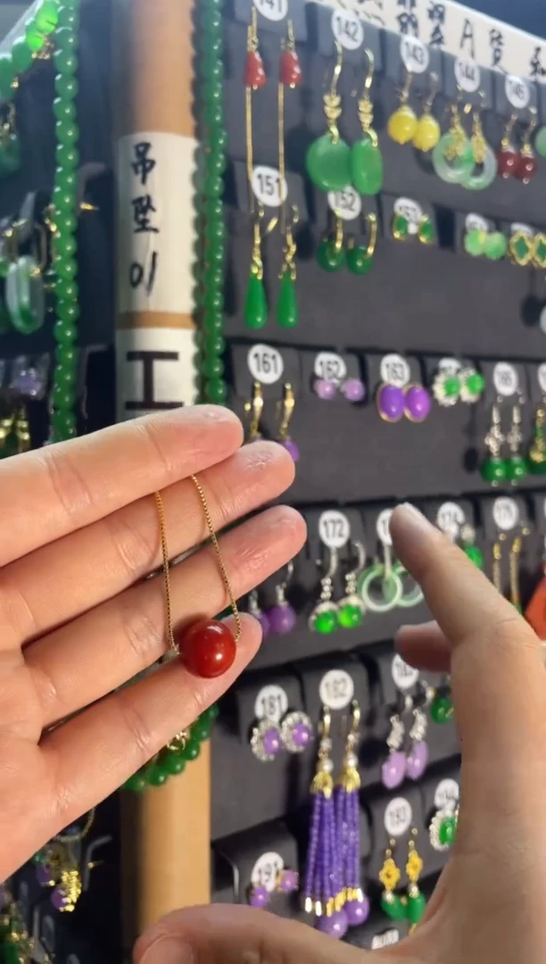 【闪购商品】翡翠耳饰银S925镶嵌466....