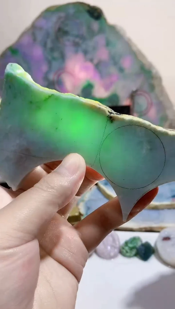 裸石翡翠0蒙0翡翠珠宝722