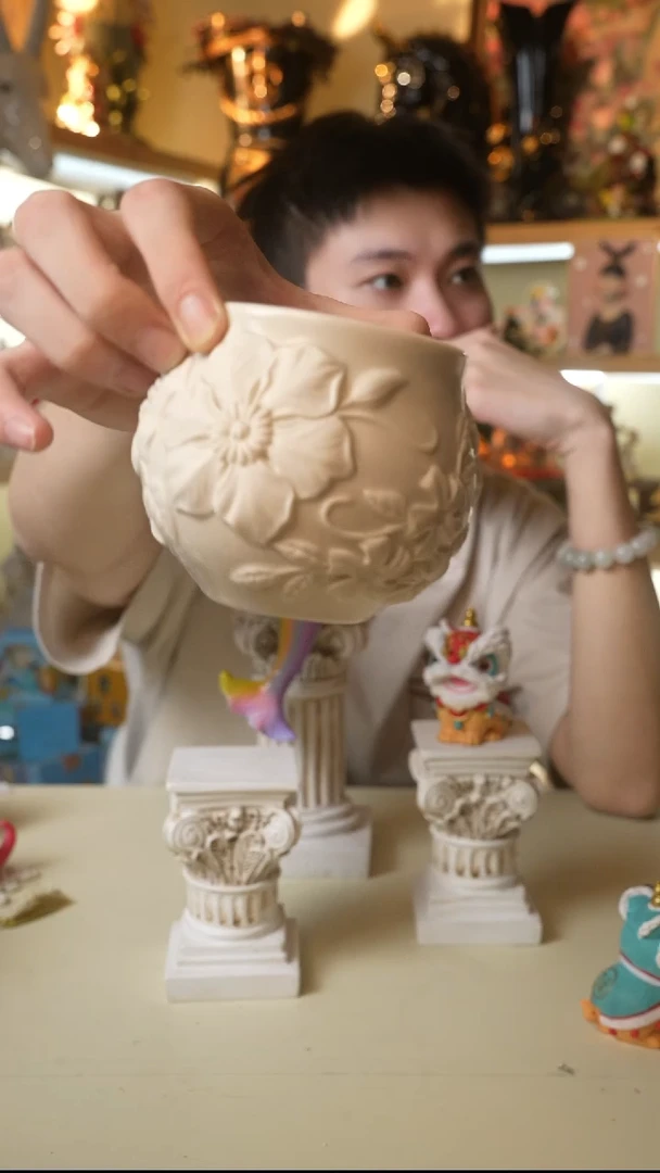 默认微瑕高端树脂陶瓷摆件Y