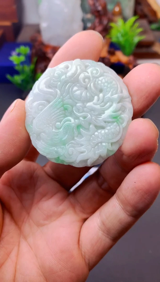 颈饰未镶嵌翡翠老*E龙牌