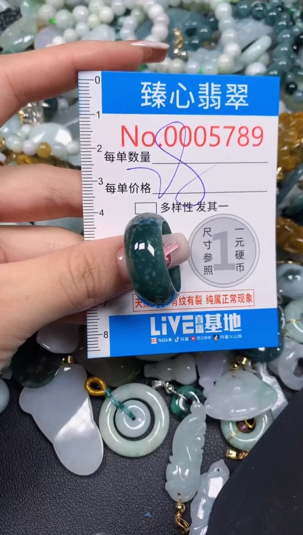 【闪购商品】翡翠颈饰未镶嵌含绳0005789