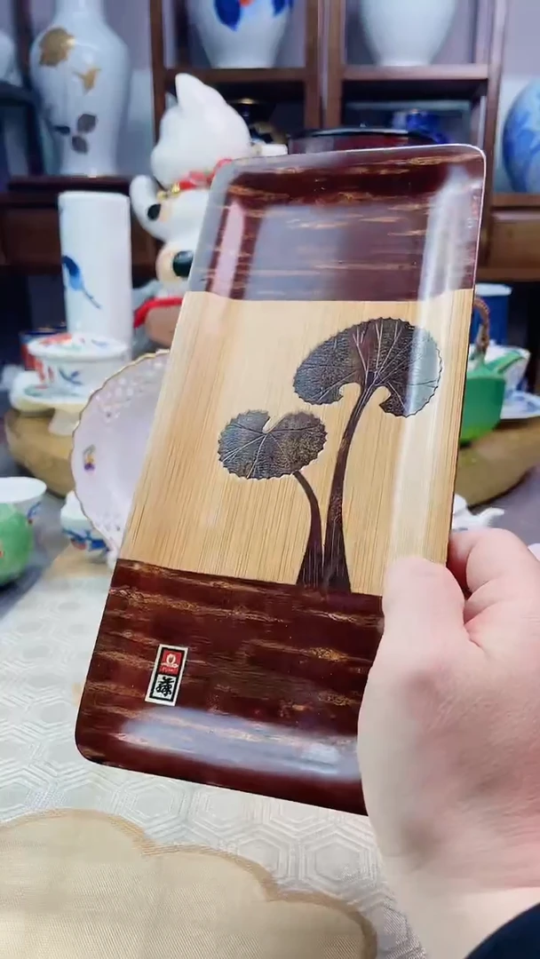 【闪购商品】盘樱皮细工实木干泡台