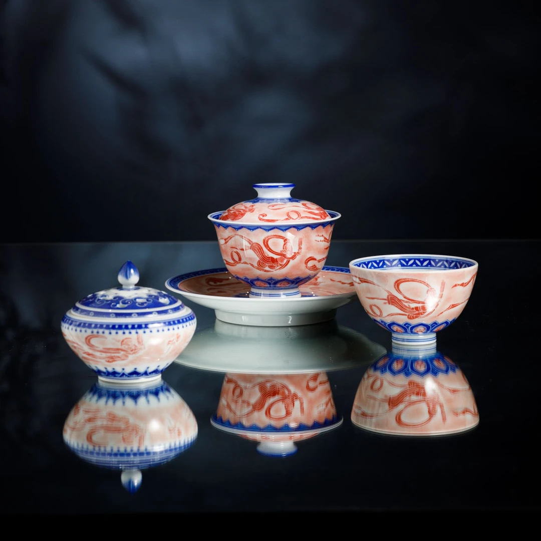 【潮爸小龙哥专属】敦煌三兔飞天系列产品 手工陶瓷  主泡器 主人杯