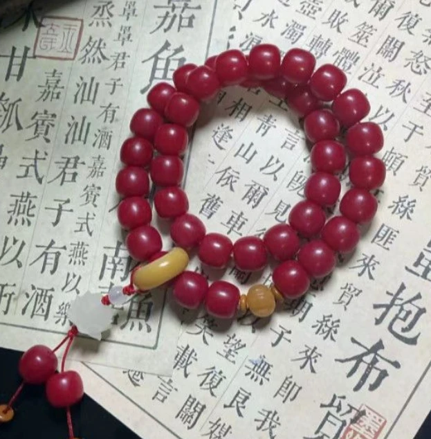 056-双圈红菩提手串 愿